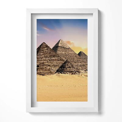 Keretezett kép Ókori piramisok sivatagban