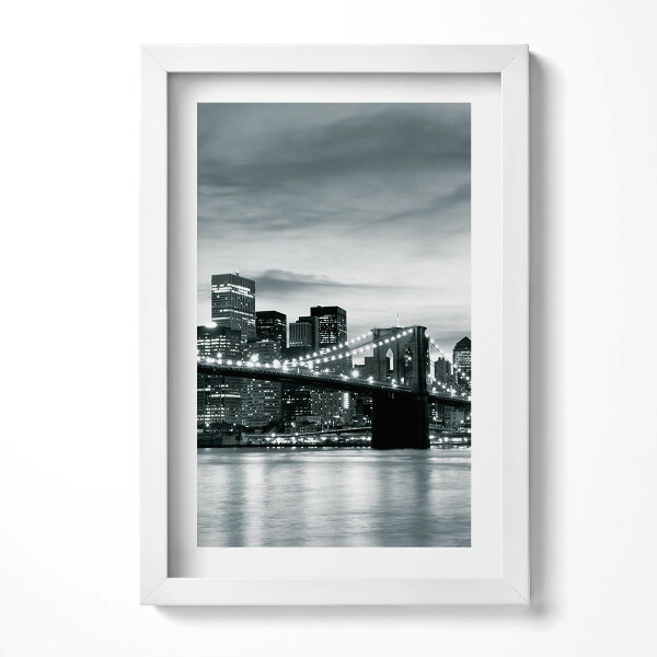 Keretezett kép Brooklyn híd városi táj