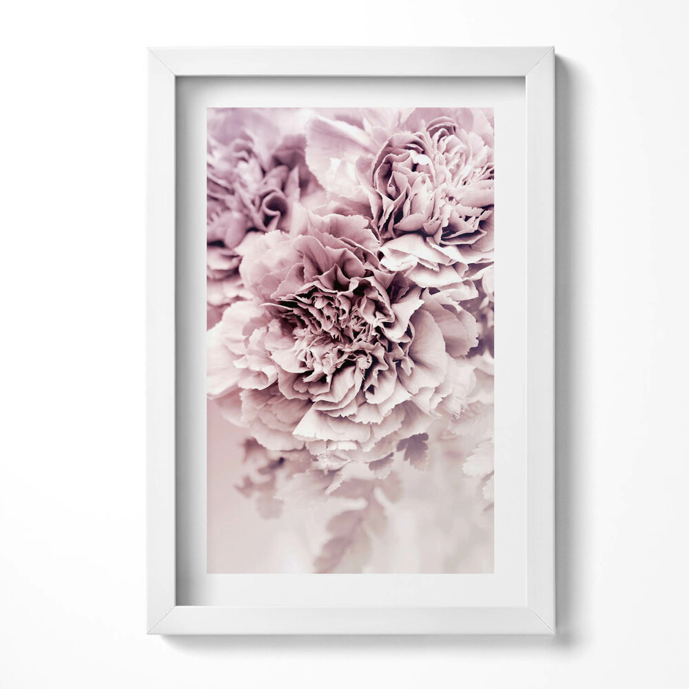 Keretezett kép Rózsaszín virágok közelről