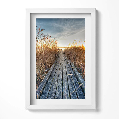 Keretezett kép Híd a nádas mellett