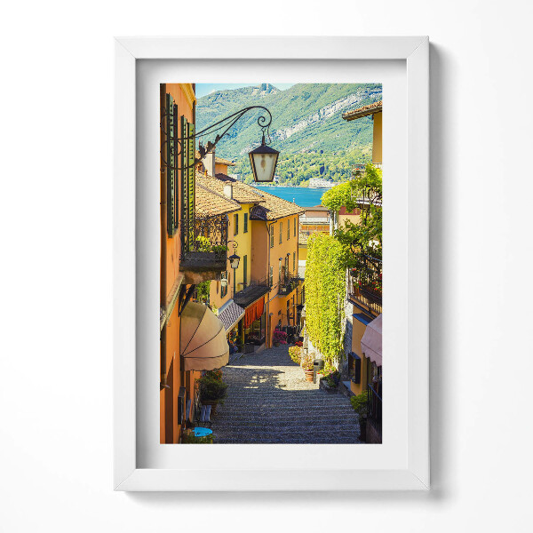 Keretezett kép Békés napfényes utcai jelenet