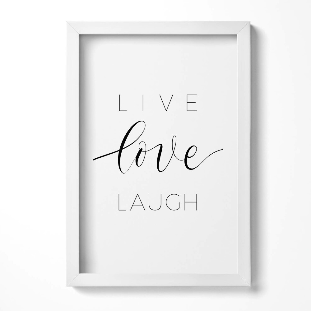 Keretezett kép Élj szeress nevess