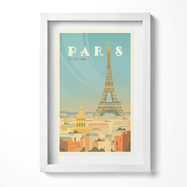 Keretezett kép Eiffel-torony Párizsban