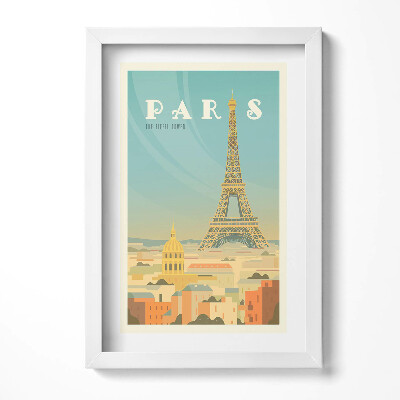 Keretezett kép Eiffel-torony Párizsban