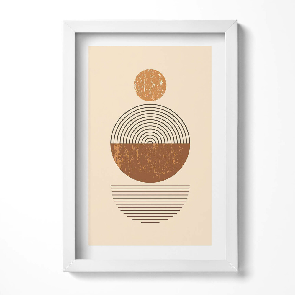 Keretezett kép Geometriai formák és vonalak