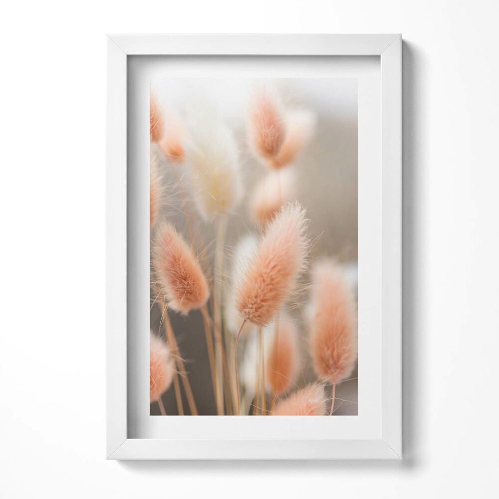 Keretezett kép Puhavirágok lágy árnyalatokban