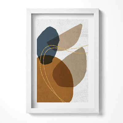 Keretezett kép Absztrakt formák és színek