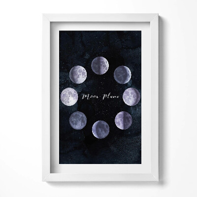 Keretezett kép Holdfázisok körben