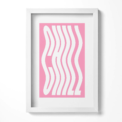 Keretezett kép Absztrakt hullámos szöveg