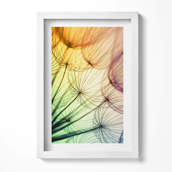 Keretezett kép Absztrakt növényi motívum