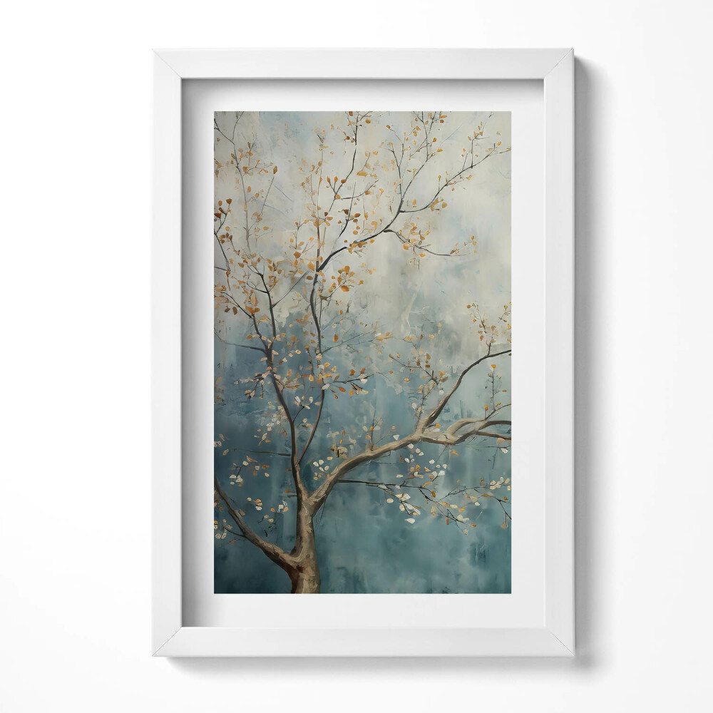 Keretezett kép Tavaszi faágak lágy színek