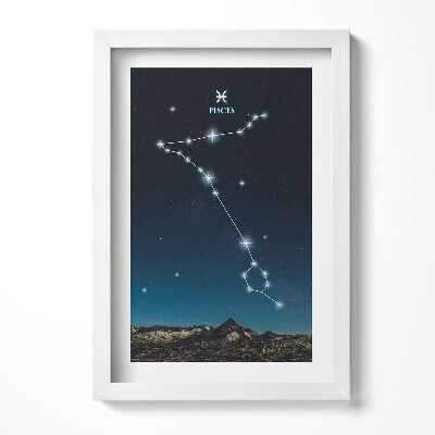 Keretezett kép Halak csillagkép éjszakai égbolton