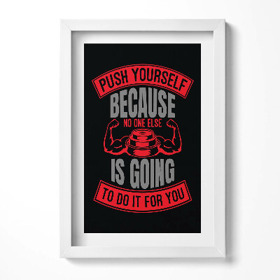 Keretezett kép Motiváló edzésüzenet