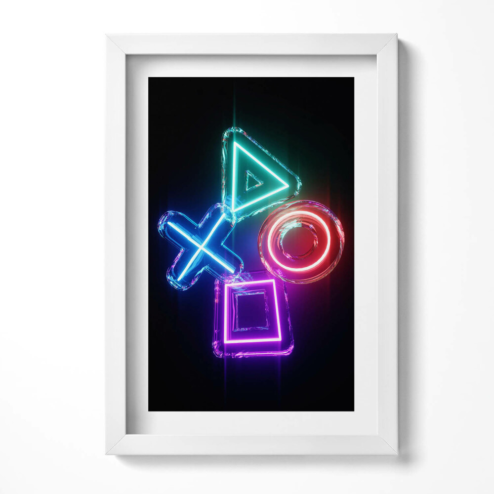 Keretezett kép Színes videojáték ikonok