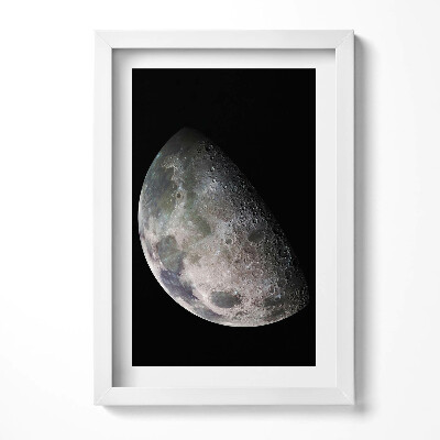 Keretezett kép Félhold a sötét háttér előtt