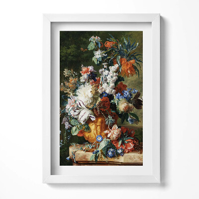 Keretezett kép Bokréta színes virágokkal