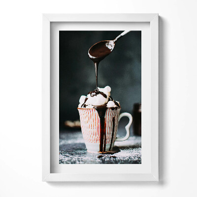 Keretezett kép Csokoládéval öntött fagyasztott desszert
