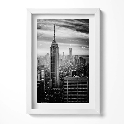 Keretezett kép Empire State Building városi táj