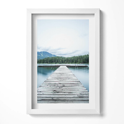 Keretezett kép Híd a tó felett