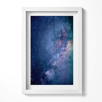 Keretezett kép Csillagos égbolt galaxis