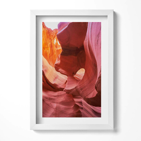 Keretezett kép Színes sziklaformációk kanyon