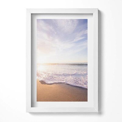 Keretezett kép Tengerparti naplemente
