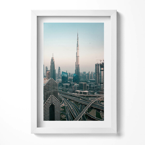 Keretezett kép Modern városi táj felhőkarcolók