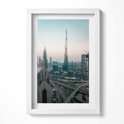 Keretezett kép Modern városi táj felhőkarcolók