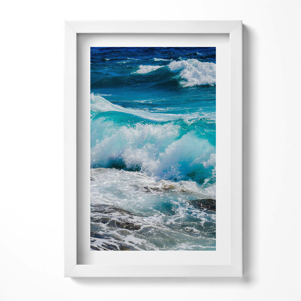 Keretezett kép Hullámok tengerparton