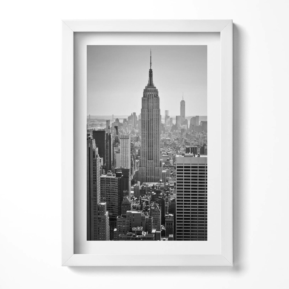 Keretezett kép New York-i városkép Empire State Building