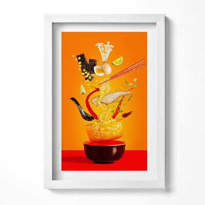 Keretezett kép Főtt tészta és zöldségek