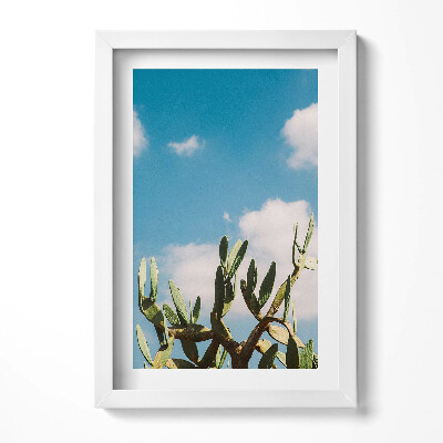Keretezett kép Kaktuszok kék égen