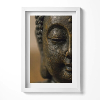 Keretezett kép Buddha szobor arca