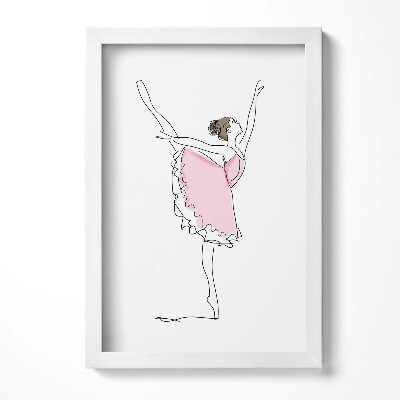 Keretezett kép Balerina tánc közben