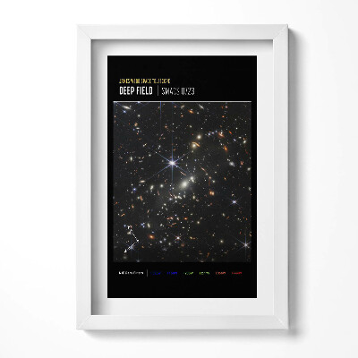 Keretezett kép Csillagok és galaxisok mélyű nézete