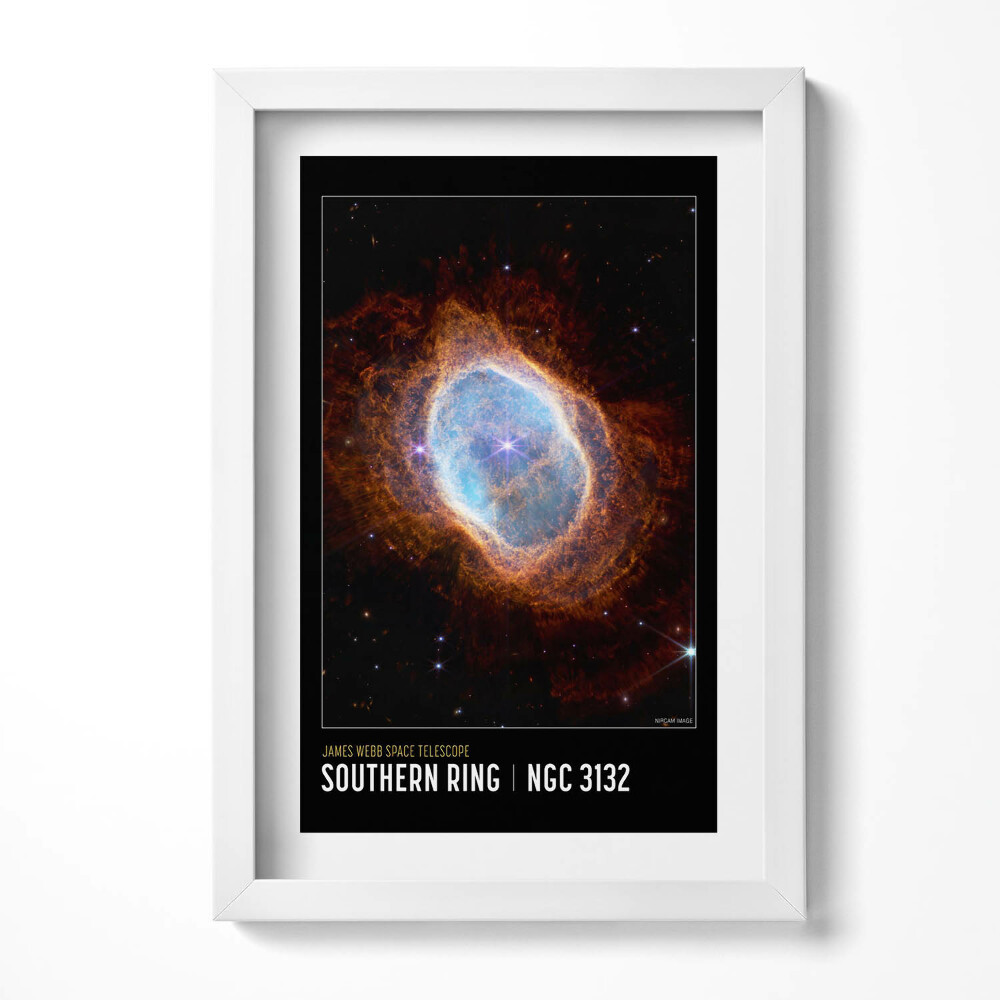 Keretezett kép Csillagközi köd és fénylő csillagok