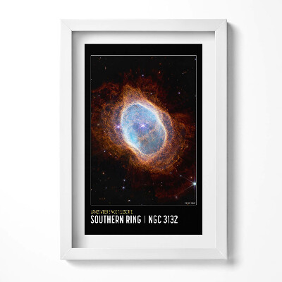 Keretezett kép Csillagközi köd és fénylő csillagok