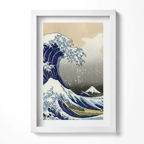 Keretezett kép Hatalmas hullám Fuji-hegy