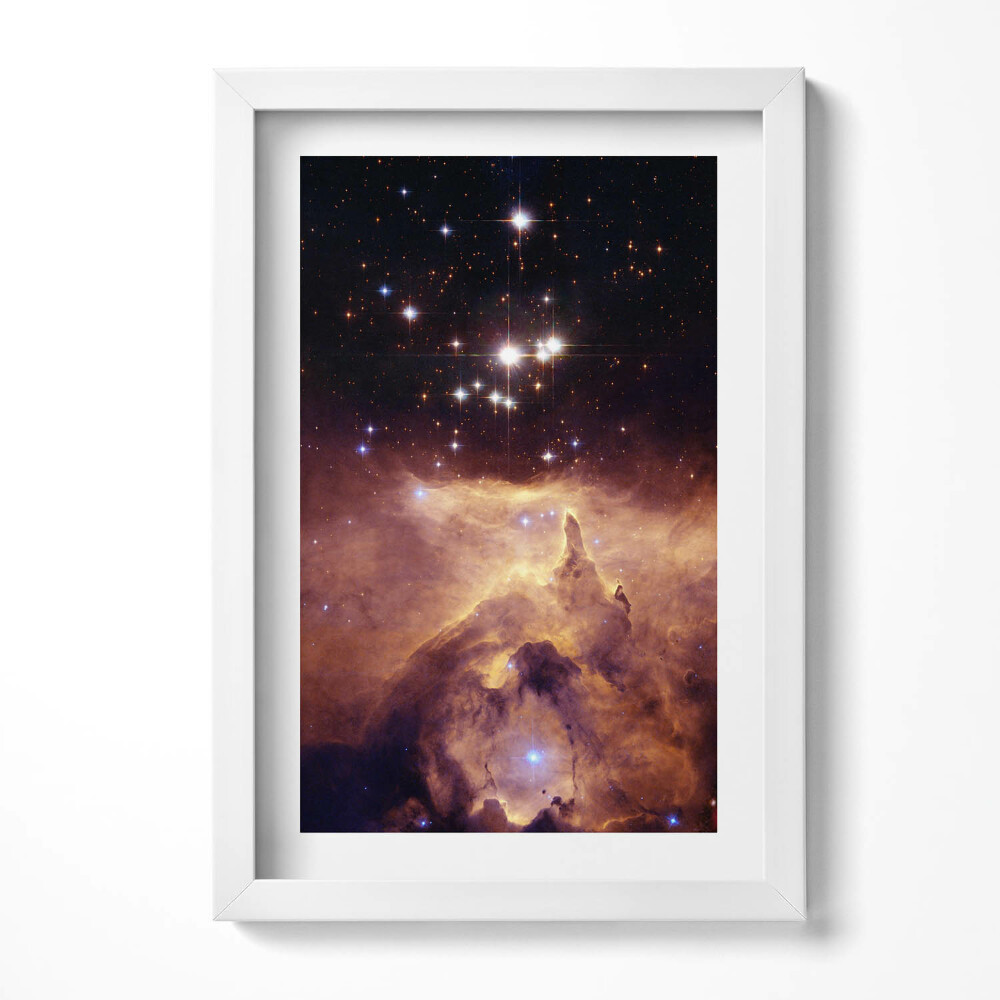 Keretezett kép Csillagos égbolt és galaxis