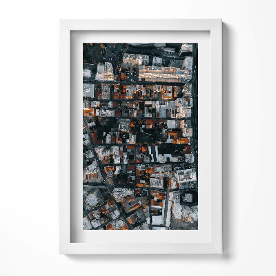 Keretezett kép Városi táj tetőzetek