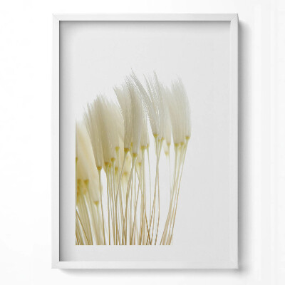 Függőleges kép keretben Fehér virágok csoportja