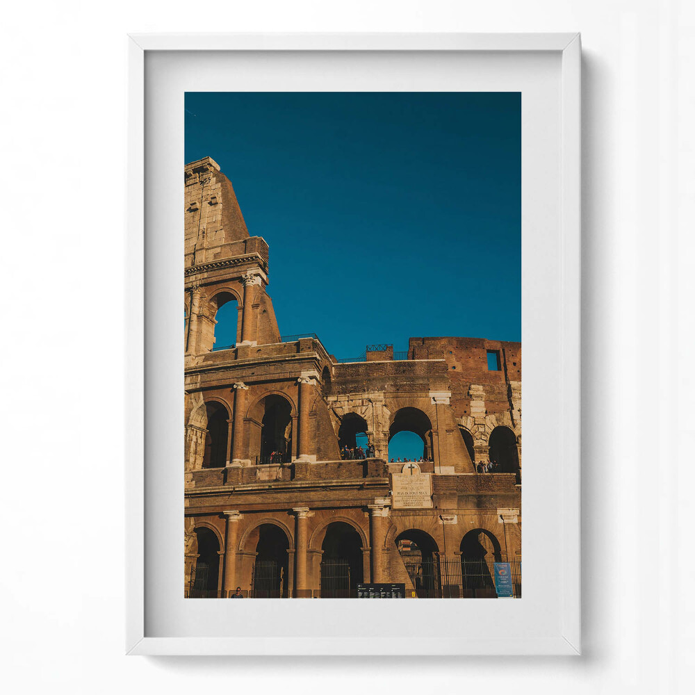 Függőleges kép keretben Római Colosseum részlete