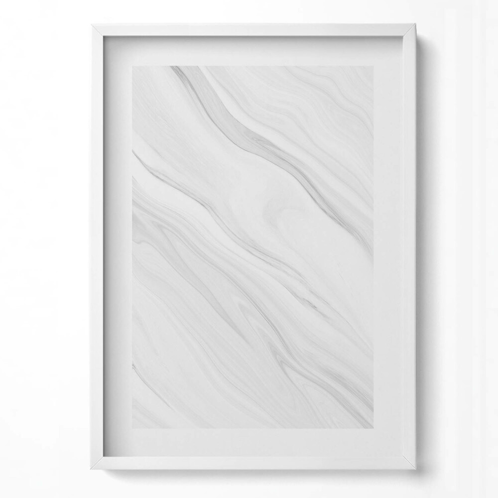 Függőleges kép keretben Absztrakt fehér és szürke mintázat