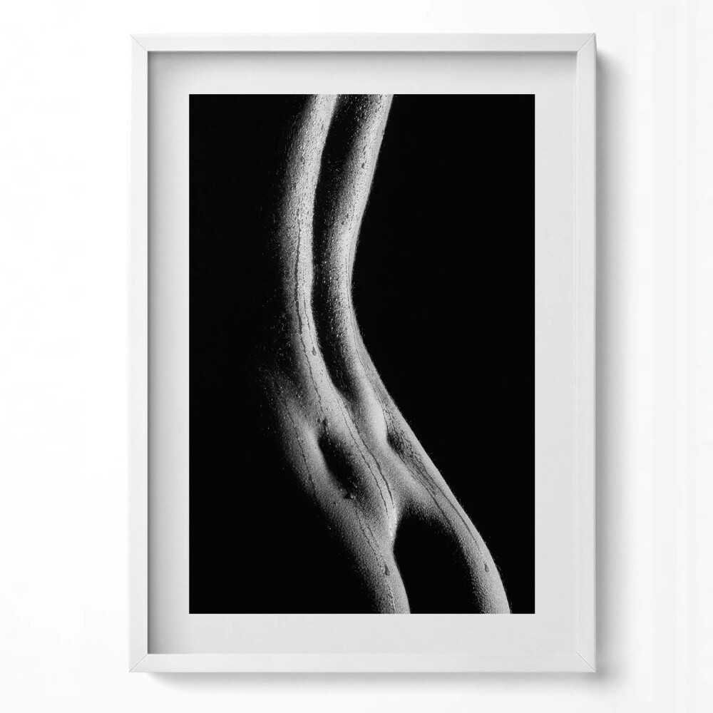 Függőleges kép keretben Absztrakt női akt