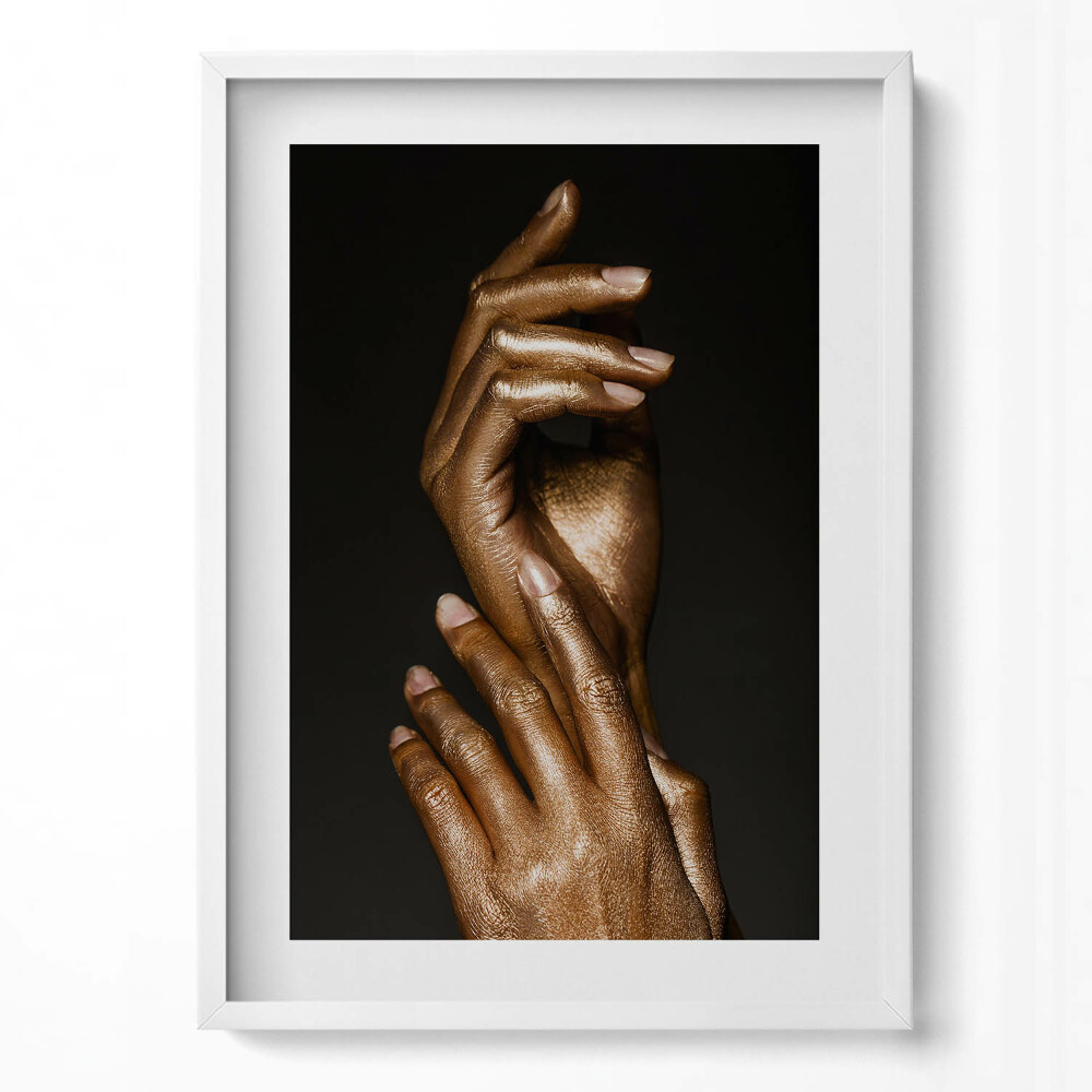 Függőleges kép keretben Kézmozdulatok és érintések