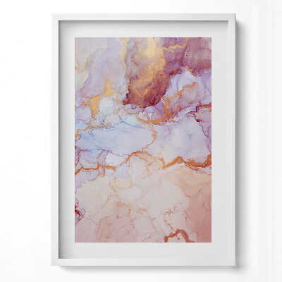 Függőleges kép keretben Absztrakt színes festmény