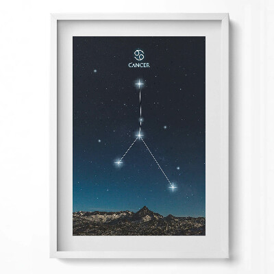 Függőleges kép keretben Rákkonstelláció csillagképe