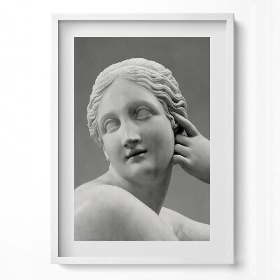 Függőleges kép keretben Büszke női alak szoborral