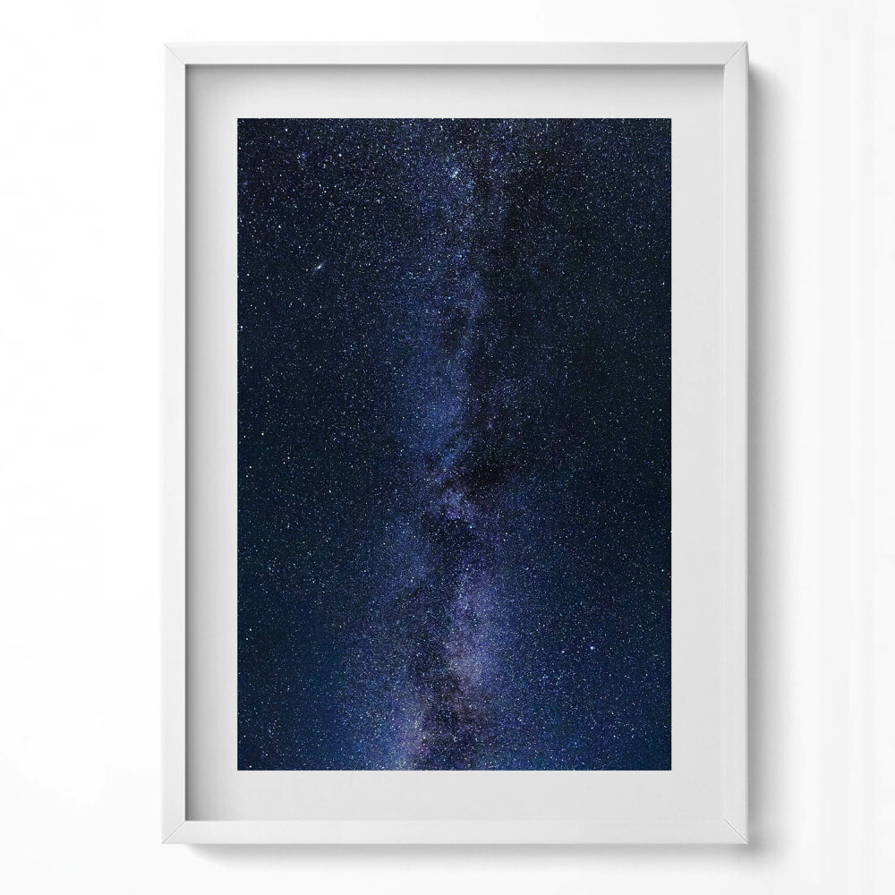 Függőleges kép keretben Csillagos égbolt Tejút