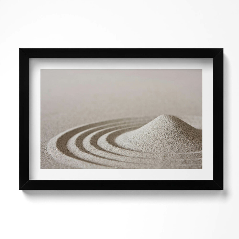 Kép keretben Zen - boho stílusú homokdomb